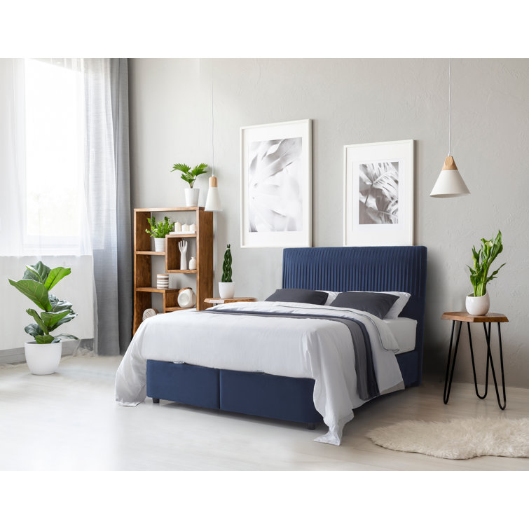 Canora Grey Alycea Kingsize (5') Upholstered Ottoman Bed Wayfair.co.uk